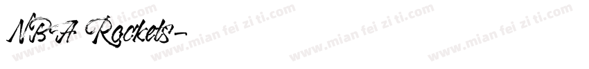 NBA Rockets字体转换